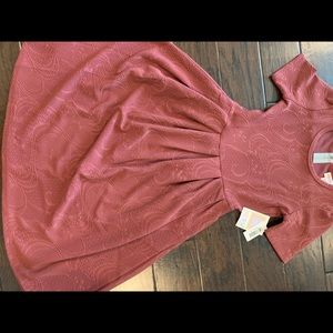 Lularoe embossed Amelia dress